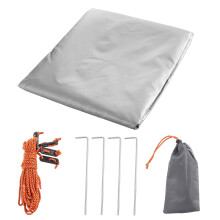 (3.7*1.5M) 3.7m/2.8m Caravan Privacy Screen Tent Sun Shade Sunscreen for 13'/10" Roll Out Awning