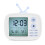 (Pink) DC 5V Digital Alarm Clock Temperature Display Cartoon Bedside Student Backlight 7