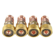 (1.6mm) Brass Collets Stubby Gas Lens Connector With Mesh For Tig WP-17/18/26 Torch