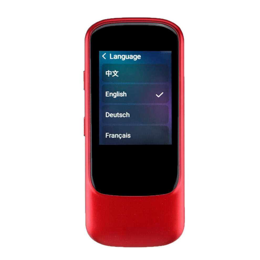 (Red) N9 21 Languages Translator Mini Pocket Interpreter Instant Voice Translation Device Android Ios Red 4250937714075