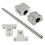 (800mm) 8mm Shaft 200-1000mm Length Optical Linear Rail Guide Support CNC Set 2