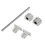 (500mm) 8mm Shaft 200-1000mm Length Optical Linear Rail Guide Support CNC Set 4