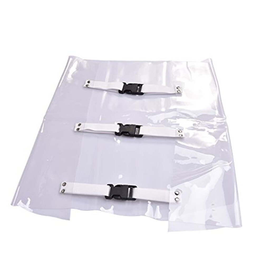 SeeFDENT Coussin de protection pour pieds de fauteuil dentaire, en plastique, lavable, transparent, anti-poussi   re