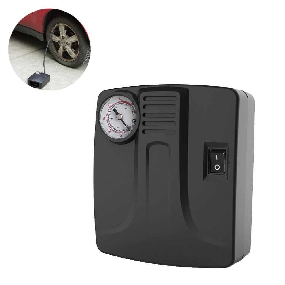 Multifunction Mini Electric Air Pump 12V DC 10A Tire Pressure Detection Deflator for Bicycle Car Motorcycle Ball