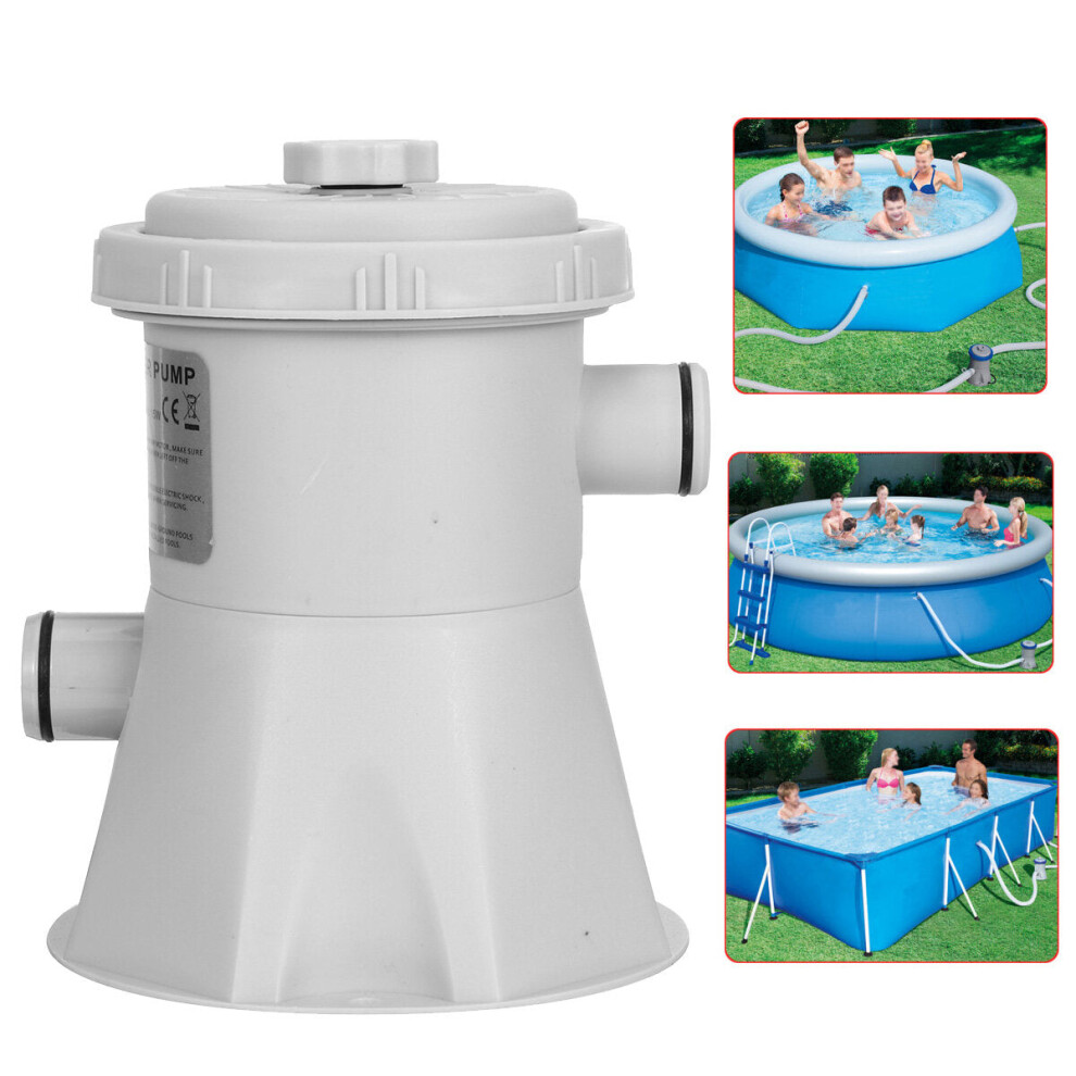 (US Plug) 300GAL Electric Swimming Pool Filter Pump For Above Ground Pools Cleaning Tools