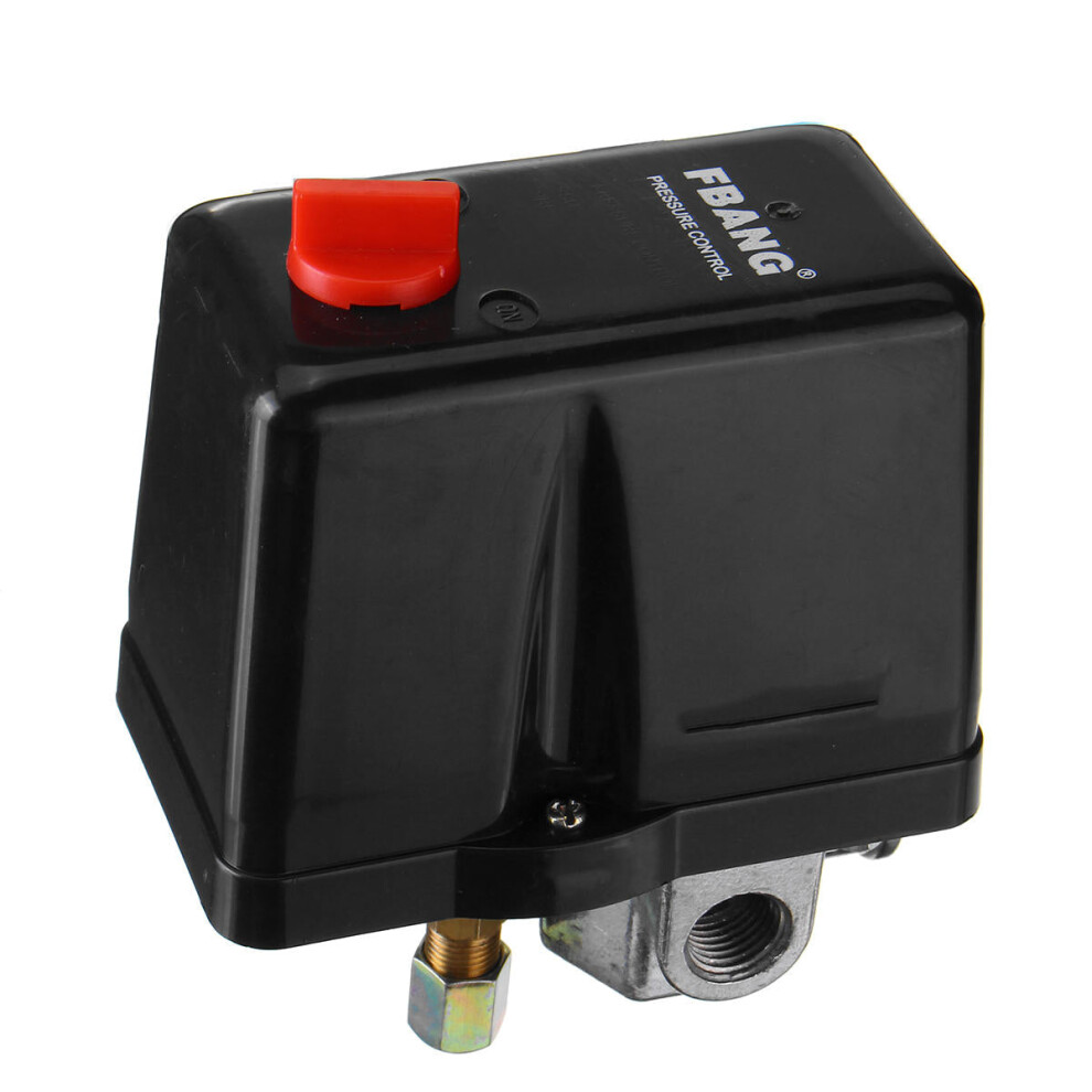 (4 Holes) 380V 0.8Mpa Air Compressor Pressure Switch Control Valve Manifold Regulator Gauges 4250937707183