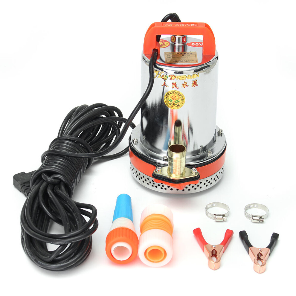 (60V) Dc 12V/24V/48V/60V Solar Powered Deep Water Well Pump Submersible Farm Garden 4250937720496