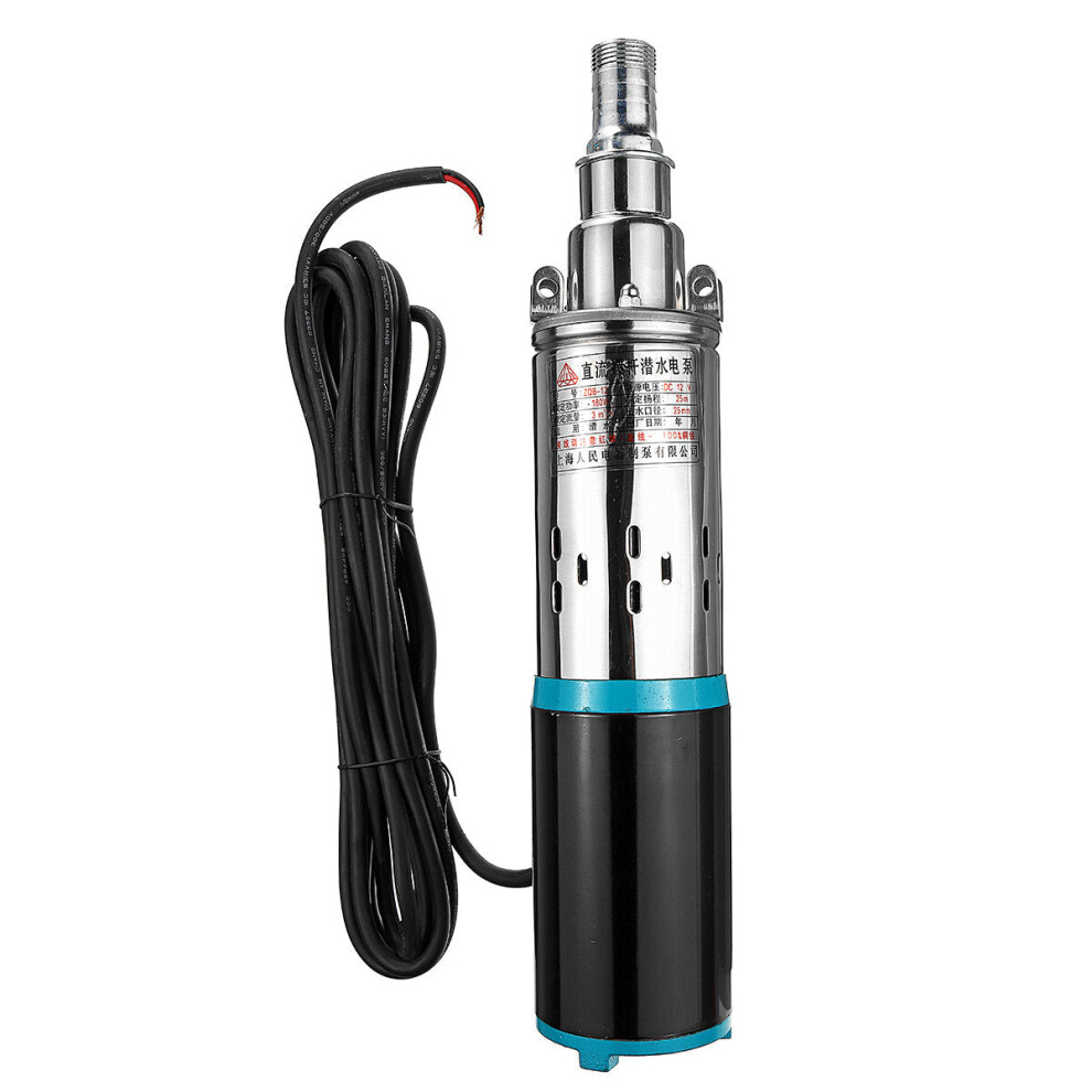 (12V) 12V/24V Deep Well Pump Peak 300W 8M3/H Solar Submersible Pump 4250937720885