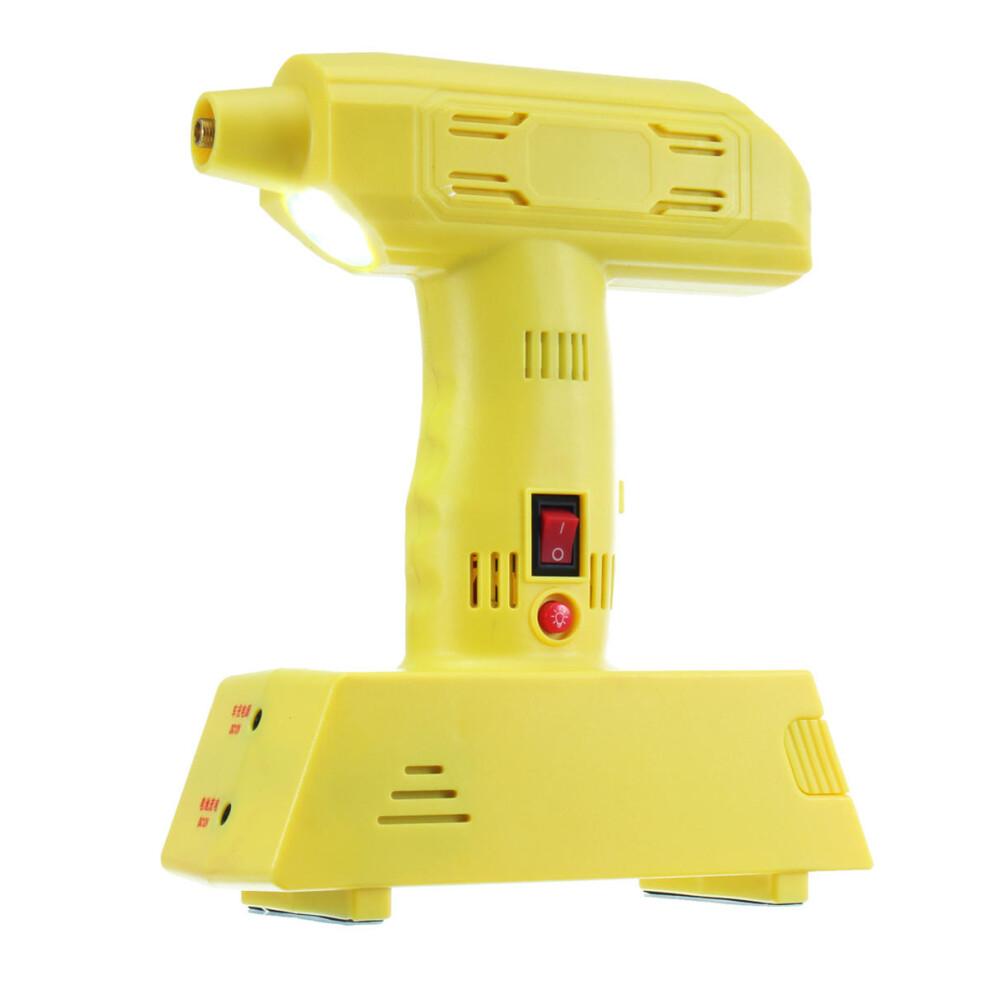 (Black) 12V Air Compressor Portable Electric Rechargeable Pump Cordless Power Inflator with USB