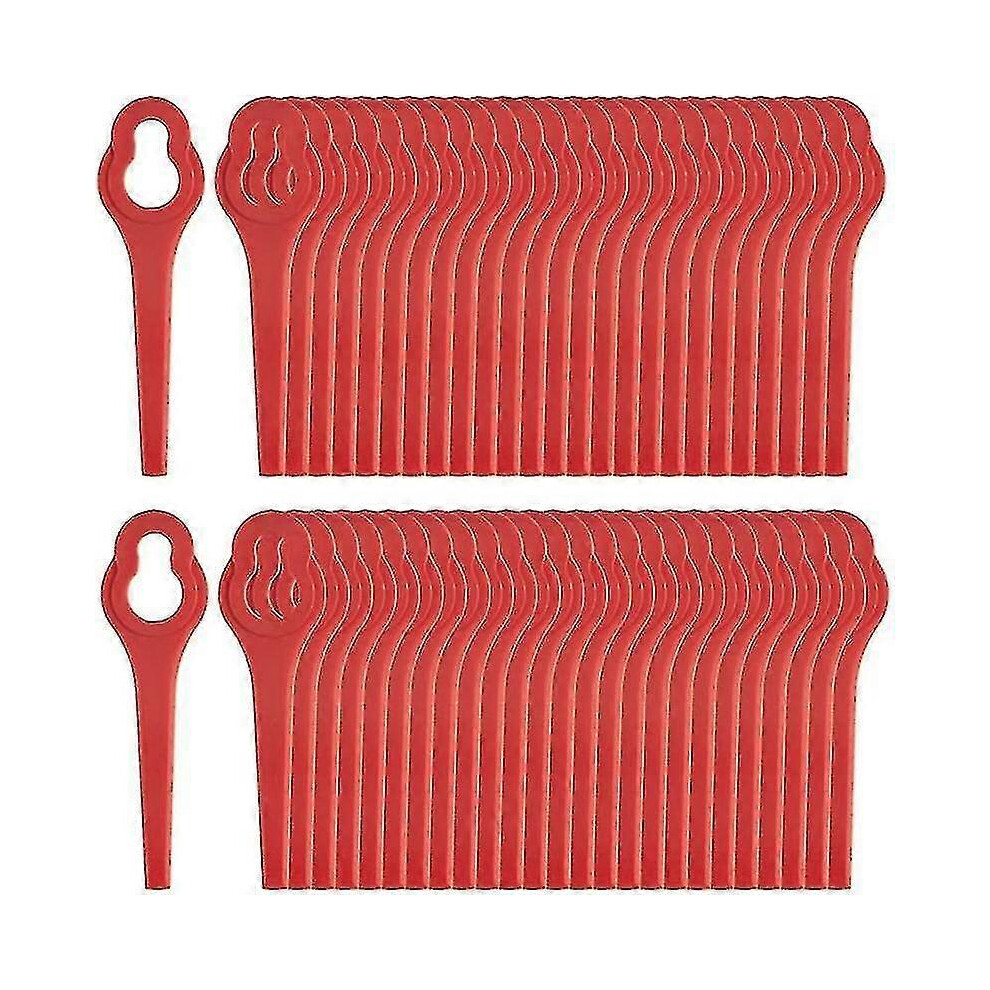 50Pcs Ferrex Aldi FAR20-i Edger Blades, Plastic 95mm Replacement for 20V/40V Trimmer