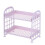 (Beige) Double-layer Hollow Rack Multi-functional Plastic Shelf Desktop Organizer Bathroom Kitchen Storage Rack Holder Shelf 12