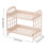 (Beige) Double-layer Hollow Rack Multi-functional Plastic Shelf Desktop Organizer Bathroom Kitchen Storage Rack Holder Shelf 4