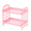 (Beige) Double-layer Hollow Rack Multi-functional Plastic Shelf Desktop Organizer Bathroom Kitchen Storage Rack Holder Shelf 9