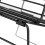 (Coffee) 1Pcs Kitchen Refrigerator Side Grid Storage Rack Side Shelf Rack Organizer 8