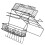 (Coffee) 1Pcs Kitchen Refrigerator Side Grid Storage Rack Side Shelf Rack Organizer 6