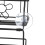 (Coffee) 1Pcs Kitchen Refrigerator Side Grid Storage Rack Side Shelf Rack Organizer 7