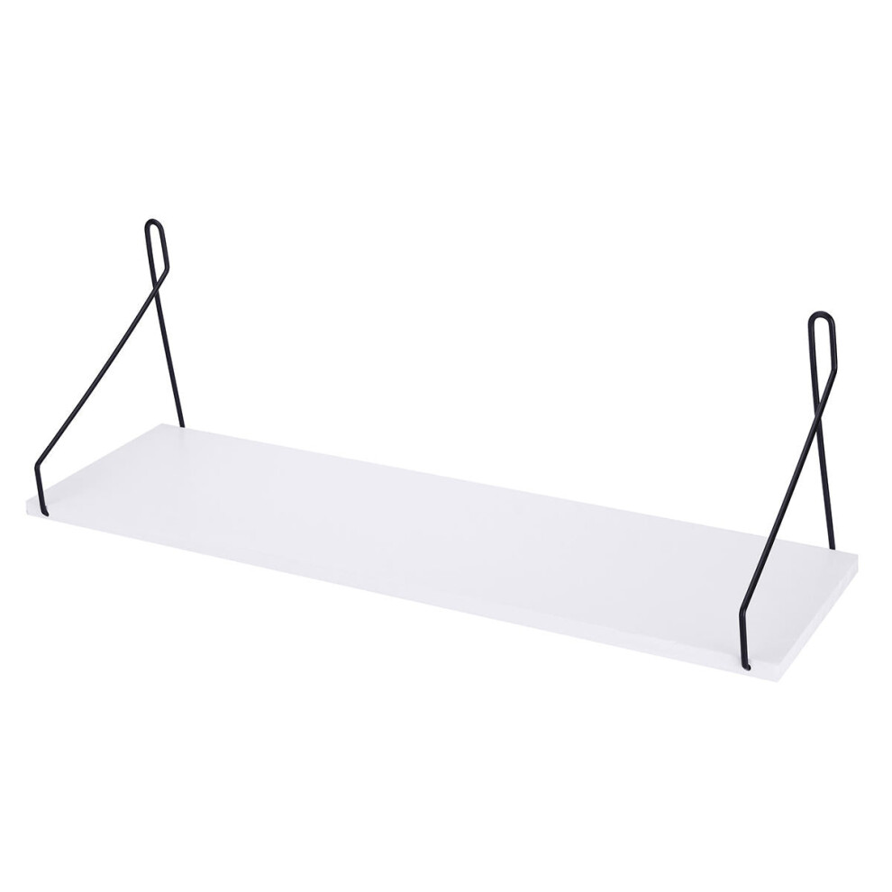(M) Floating Wall Shelf Mount Rack Bracket Wooden Hanging Home Decorations Storage Shelving Holder