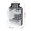 (White) Plastic 3 Compartments Kitchen Spoon Chopsticks Storage Holder Baskets Cage Organizer 10