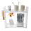 (Grey) Multifunctional Dtorage Rack Creative Kitchen Dtorage Rack Kitchen Utensils Rack with Guardrail 6