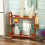 (Grey) Multifunctional Dtorage Rack Creative Kitchen Dtorage Rack Kitchen Utensils Rack with Guardrail 4