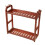 (Grey) Multifunctional Dtorage Rack Creative Kitchen Dtorage Rack Kitchen Utensils Rack with Guardrail 7