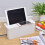 (White) Cable Storage Box Case Wire Management Power Plug Cord Socket Safety Desktop Organizer 6