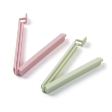 (Light Pink) 5 PCS Portable New Kitchen Storage Food Snack Seal Sealing Bag Clips Sealer Clamp Plastic Tool kitchen Accessories Bag Clips
