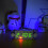 (White) Multi-color Digital Tube Multifunctional DIY Clock Kit with Different Backlight 9