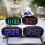 (Red) DIY Black Mirror LED Matrix Desktop Alarm Clock Kit 3