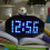 (White) DIY Black Mirror LED Matrix Desktop Alarm Clock Kit 6