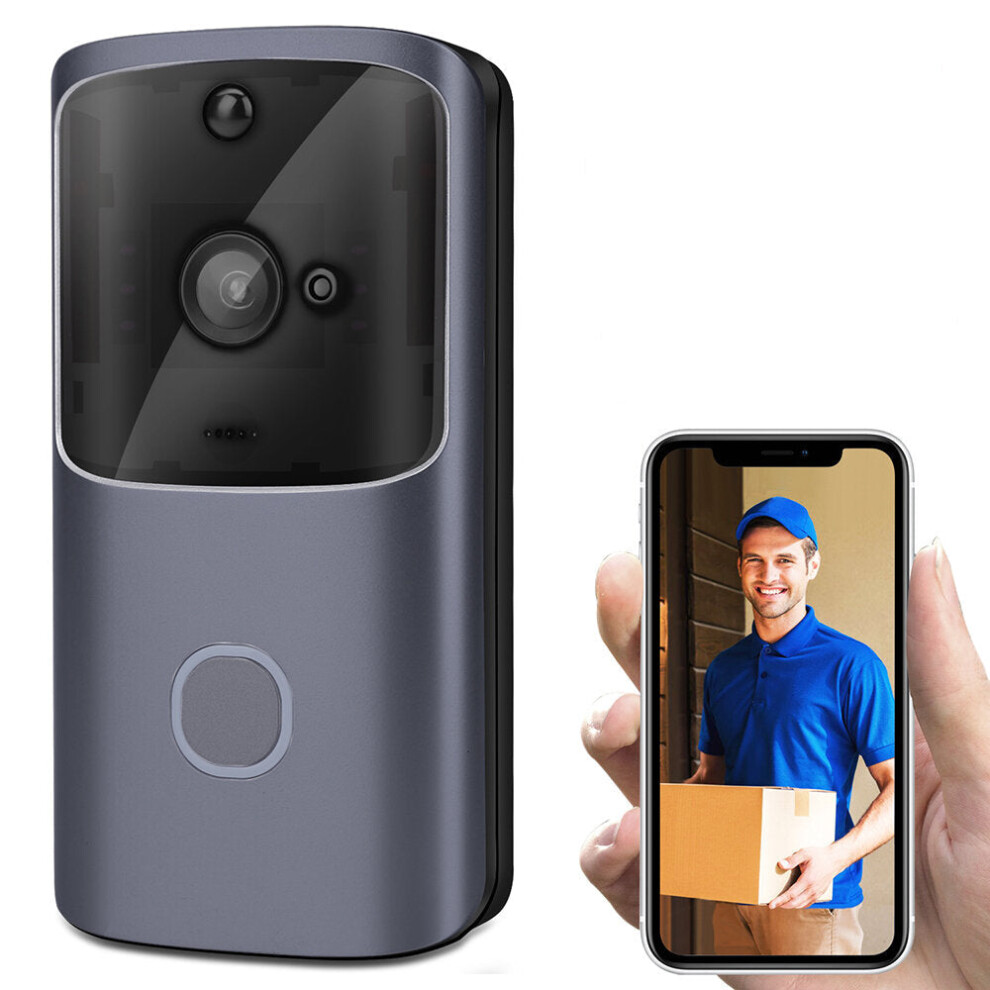 720P 166 Wide View Two-Way Audio Smart Wifi Video Doorbell Smart Home Pir Alarm Monitor 6112211879048