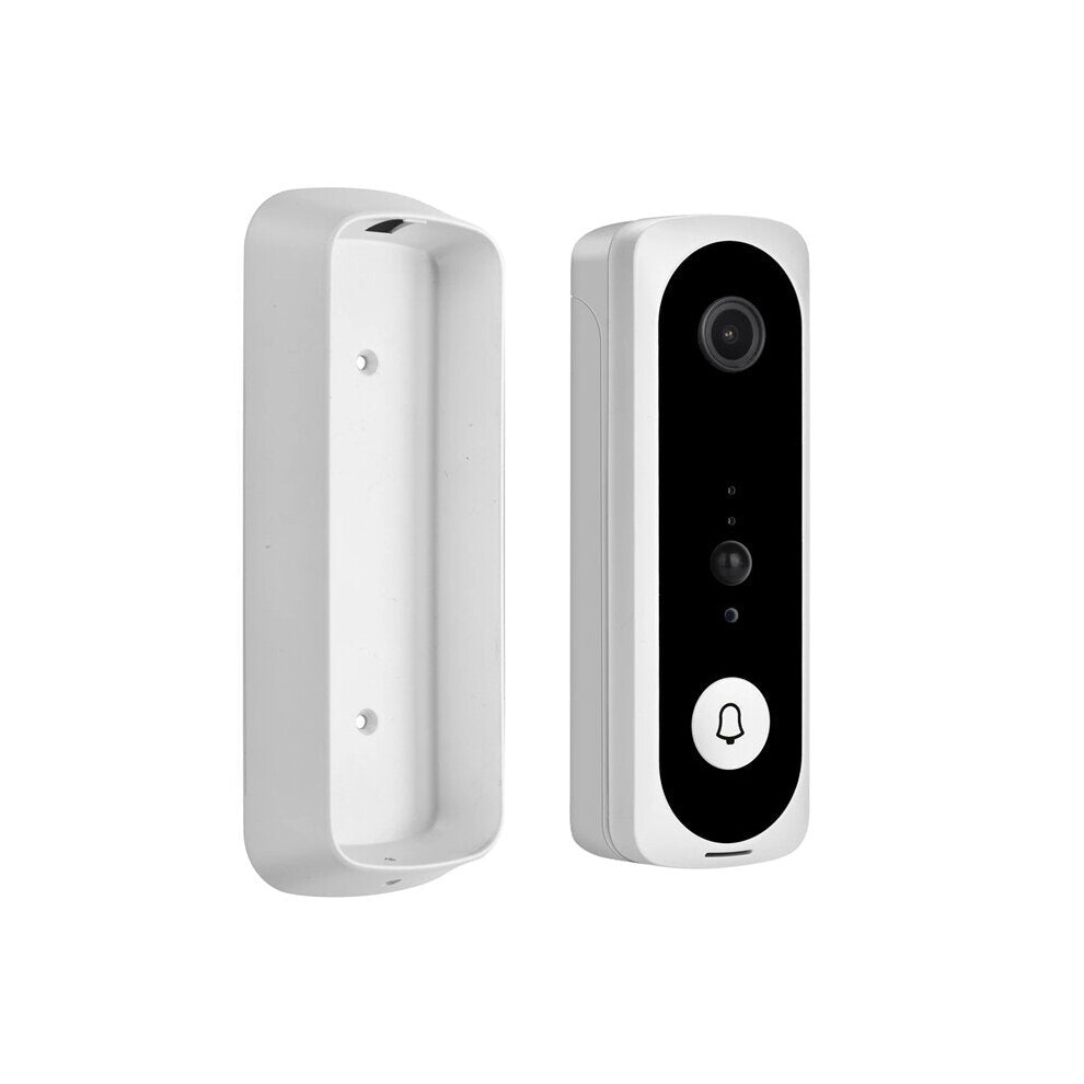 (White) Smart Wireless Wifi Visual Intercom Doorbell Smart Security Monitoring Hd 1080P Cat Eye 6112211878805
