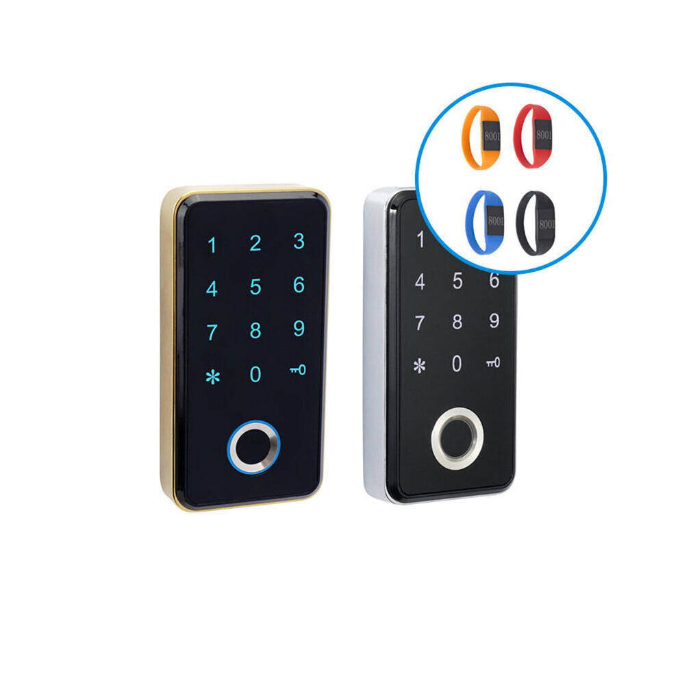 Smart Key less Biometric Fingerprint Digital Password Electronic Lock For Cabinet File Locker Cabinet Door Wardrobe Drawer Locker-image-OPC-PGMGBN5-NEW
