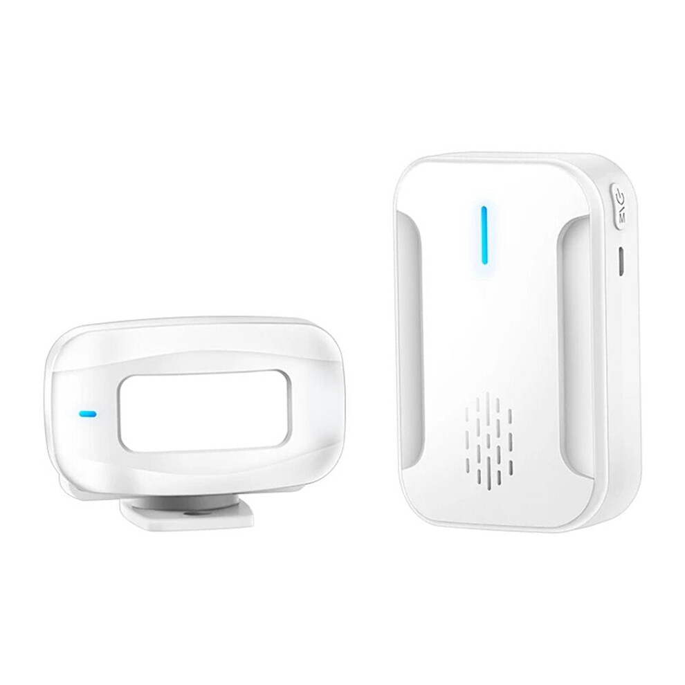 Wireless Welcome Alarm Doorbell IR Infrared Detector Induction Home Door Bell