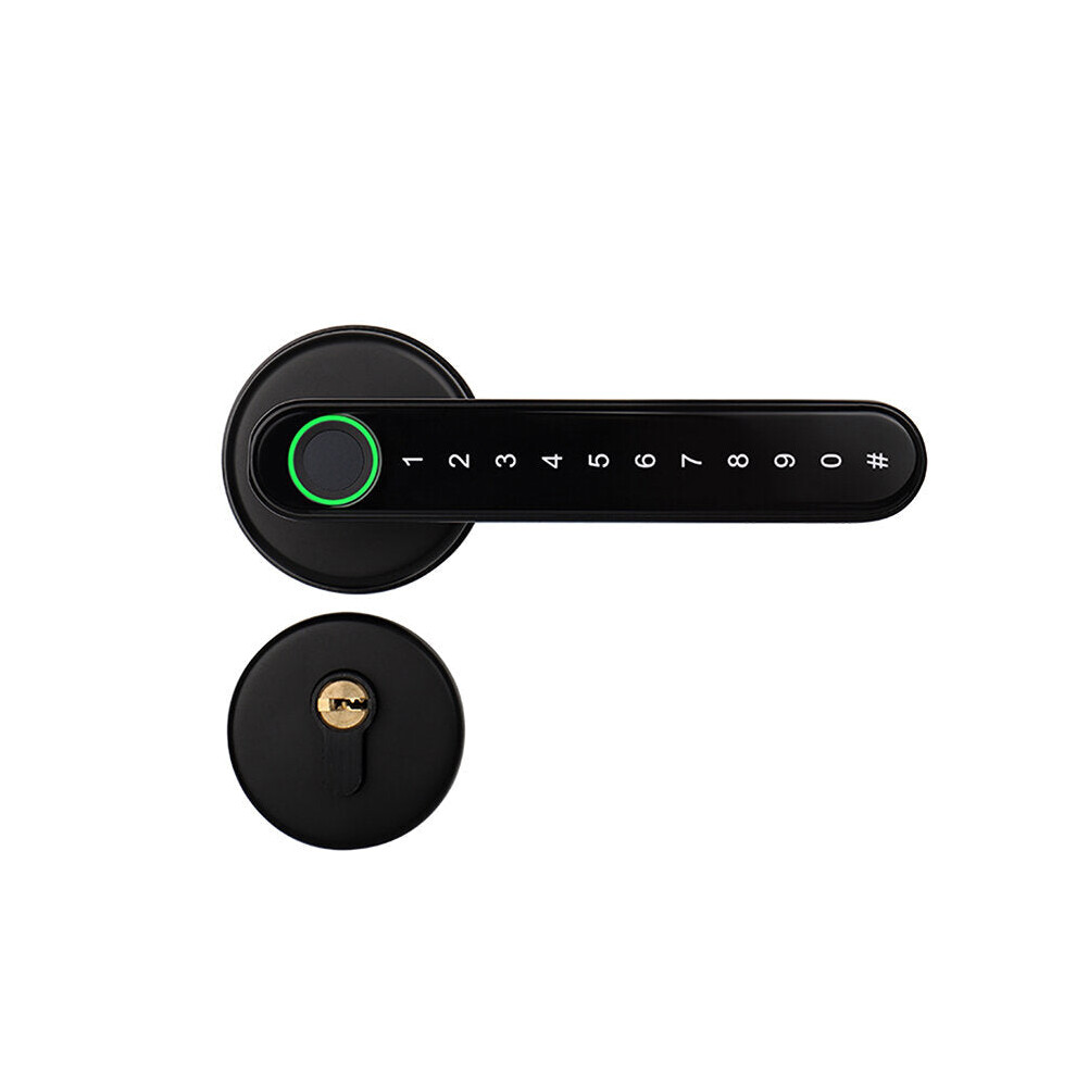 Smart Bluetooth Wifi Door Lock Remote Control Fingerprint Intelligent Electronic Lock Work With App 6112211879017
