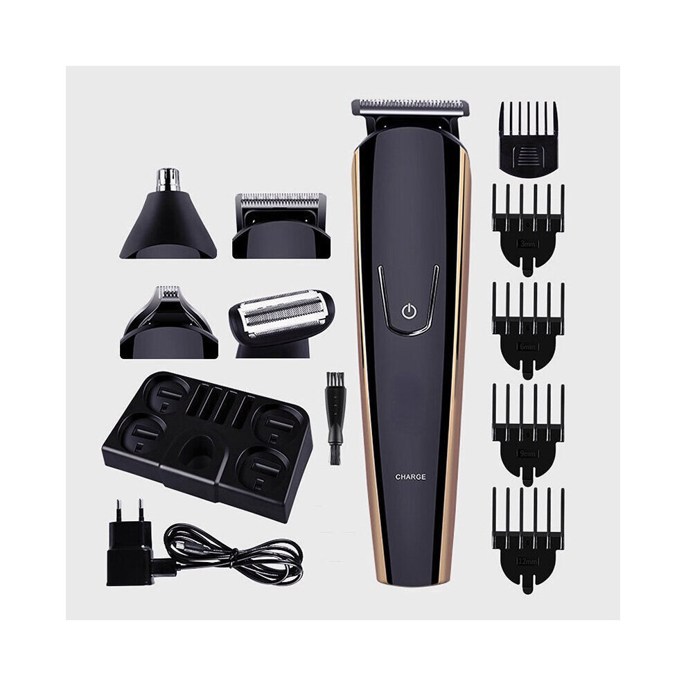 Multi-Function Electric Hair Trimmer USB Rechargeable Nose Hair Beard Clipper Cutter