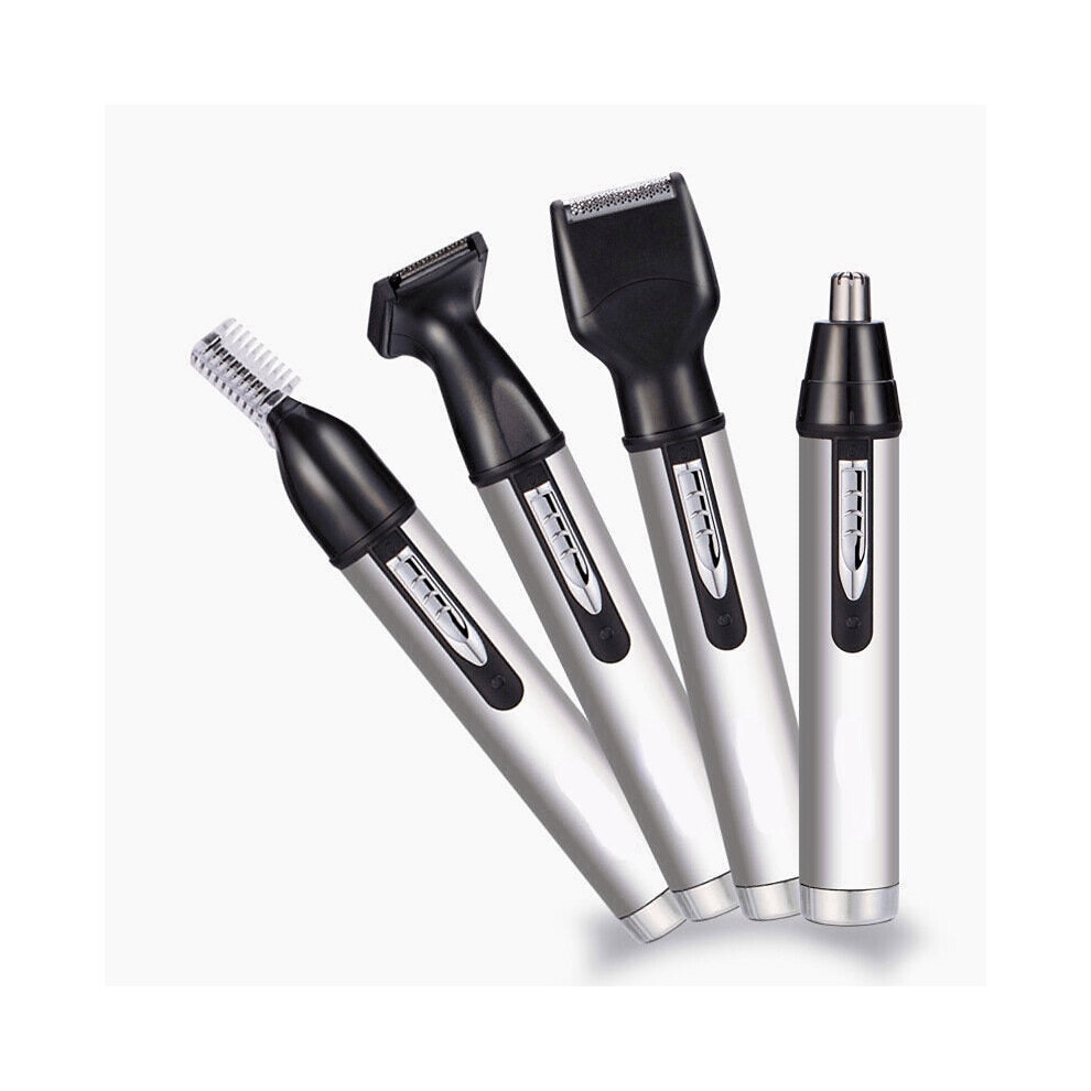 4 In 1 Electric Nose Hair Trimmer Male Rechargeable Hairstyle Mini Hair Shaver