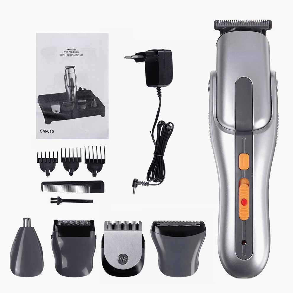Greenzech 5 In1 Mutifunction Electric Hair Clipper Rechargeable Washable Nose Hair Beard Trimmer Shaver