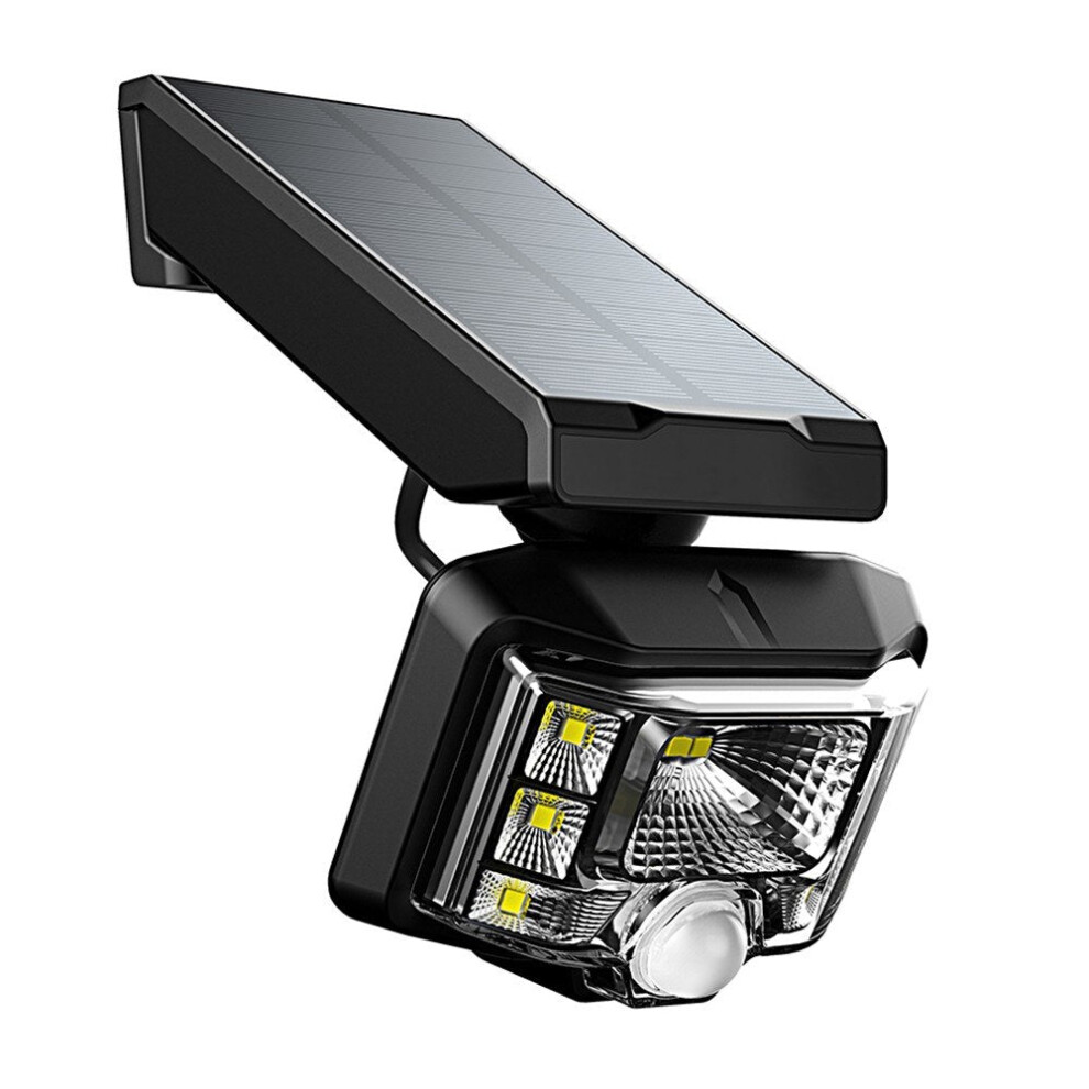 Solar Powered Wall Mounted Spotlight 360 Adjustable Wirelessly Motion Sensor Secure Lamp 8 LEDs