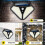 (50COB) Solar Wall Lamp Three Lighting Modes 8