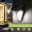 (White) Solar Powered Light Wall Lamp 31LED 21