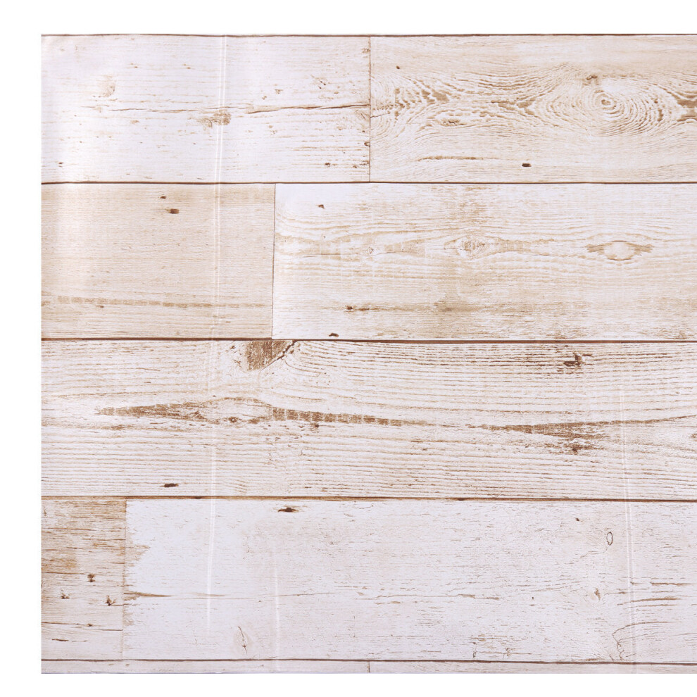 (A) Wooden PVC Floor Tile Sticker Self Adhesive Wallpaper Kitchen Wall Sticker for House Bedroom Living Room DIY Wall Ground Decor