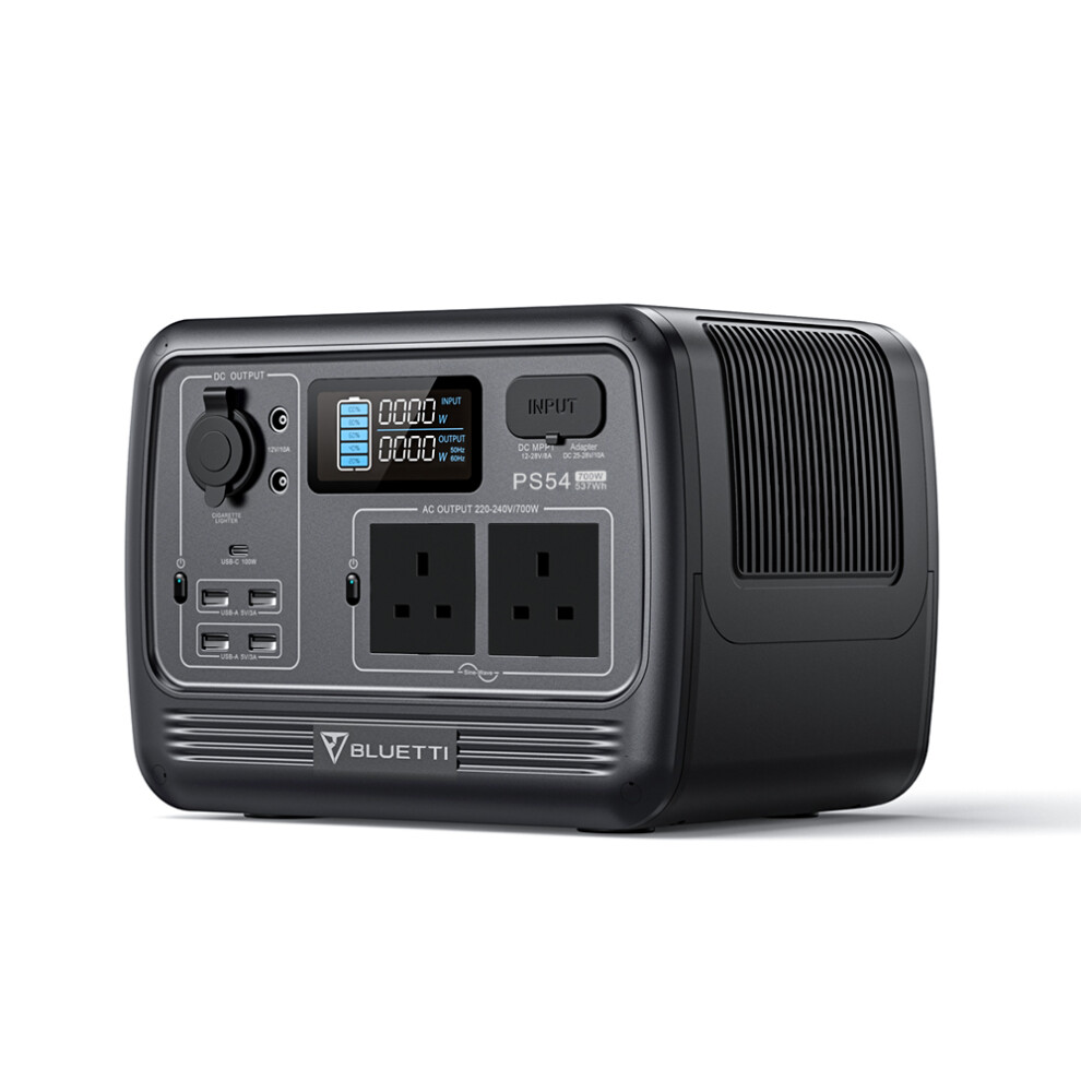 BLUETTI PS54 700W Portable Power Station 537Wh LiFePO4 for Camping RV