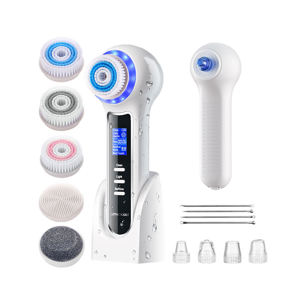ALL-IN-1 Facial Cleaner & Blackhead Remover-LCD Display, 3 Suction Levels, Waterproof