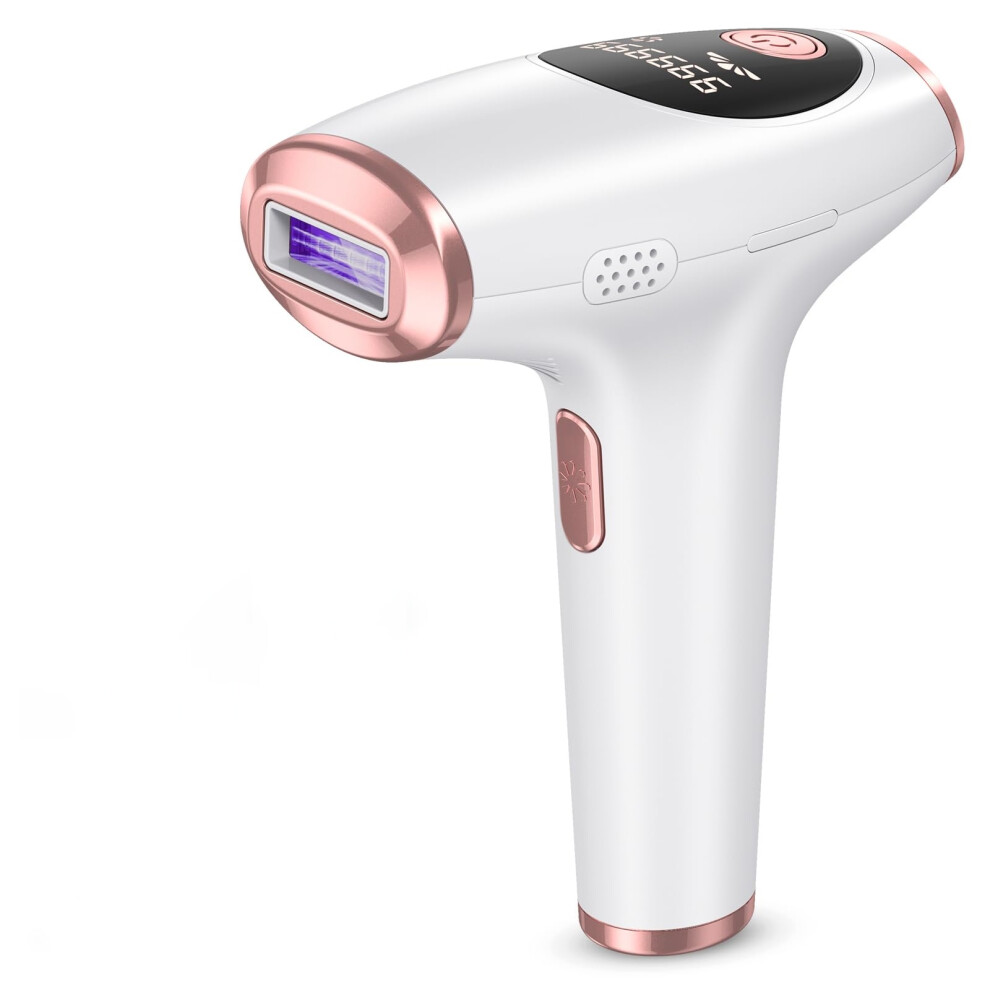 Chronus IPL laser hair removal device, full body painless hair removal 999999 flashes, 5 levels of energy adjustment, suitable for female body beauty