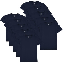 (9-10 Years, Navy) Girl Boys 10 Pack PE School T Shirt Soft Feel Top