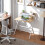 Homcom (Yellow) HOMCOM 81.5 cm Folding Computer Desk for Small Spaces Bedroom 1