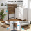Homcom (Brown) HOMCOM 81.5 cm Folding Computer Desk for Small Spaces Bedroom 4