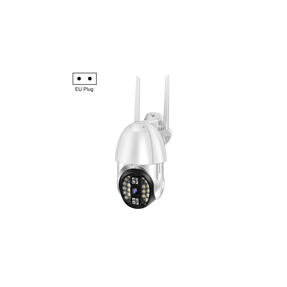 QX33 1080P panoramic PTZ 360 degree rotating WIFI camera, supports day and night full color & two-way voice intercom & motion detection alarm & video