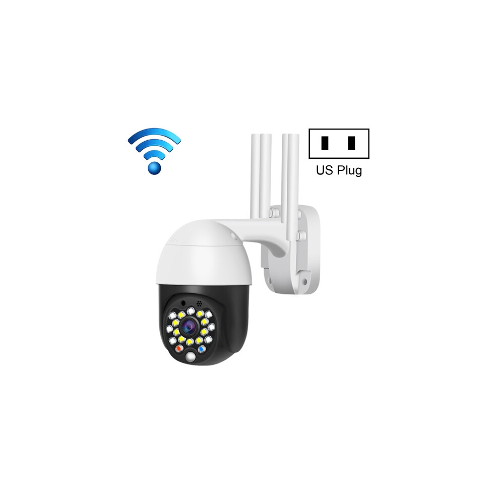 QX27 1080P WiFi Wireless HD Surveillance Camera Outdoor Dome Camera Supports Night Vision & Two-way Voice & Motion Detection (Color: US Standard)